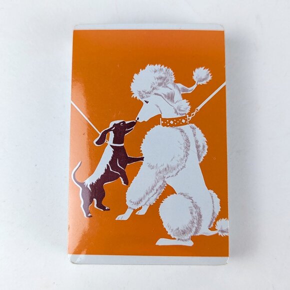 Vintage SEALED Poodle & Dachshund Playing Cards - Picture 1 of 5
